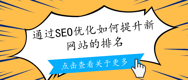 通過SEO優(yōu)化如何提升新網站的排名