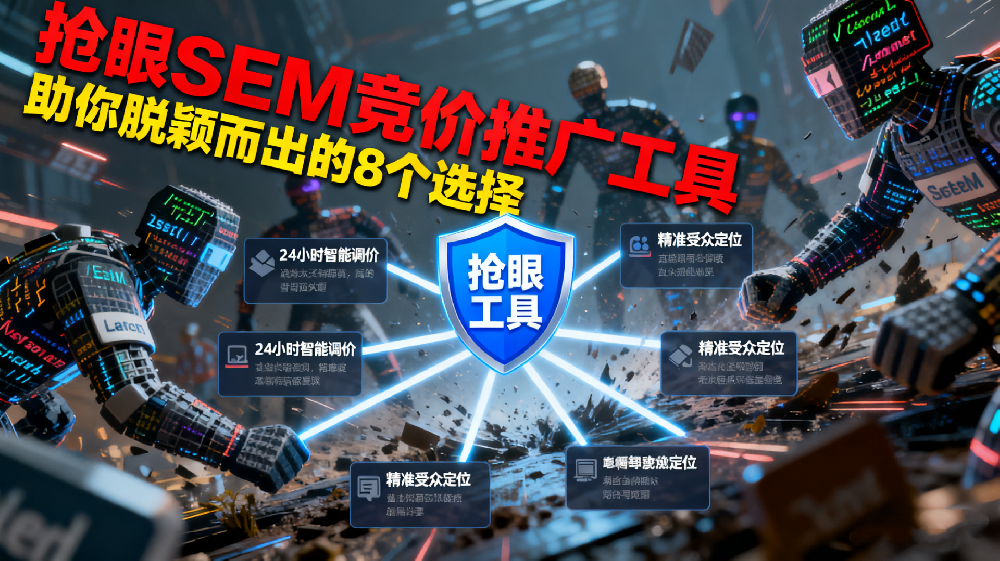 搶眼SEM競(jìng)價(jià)推廣工具，助你脫穎而出的8個(gè)選擇