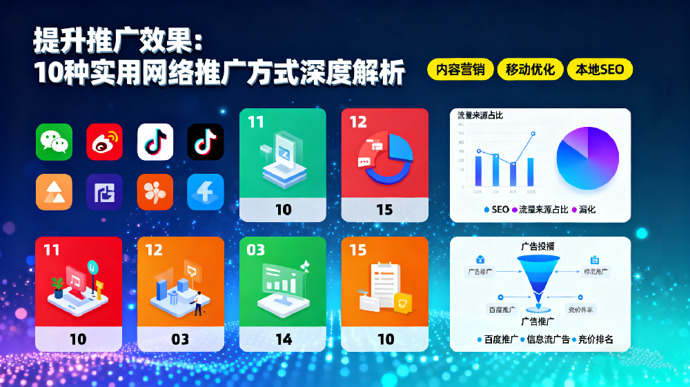 提升推廣效果：10種實用網絡推廣方式深度解析