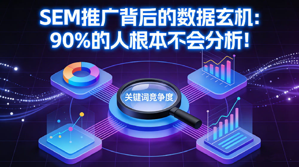 SEM推廣背后的數據玄機：90%的人根本不會分析！